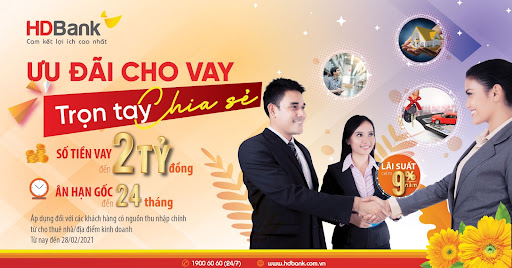 Tiến hành đăng ký vay vốn thế chấp HDBank